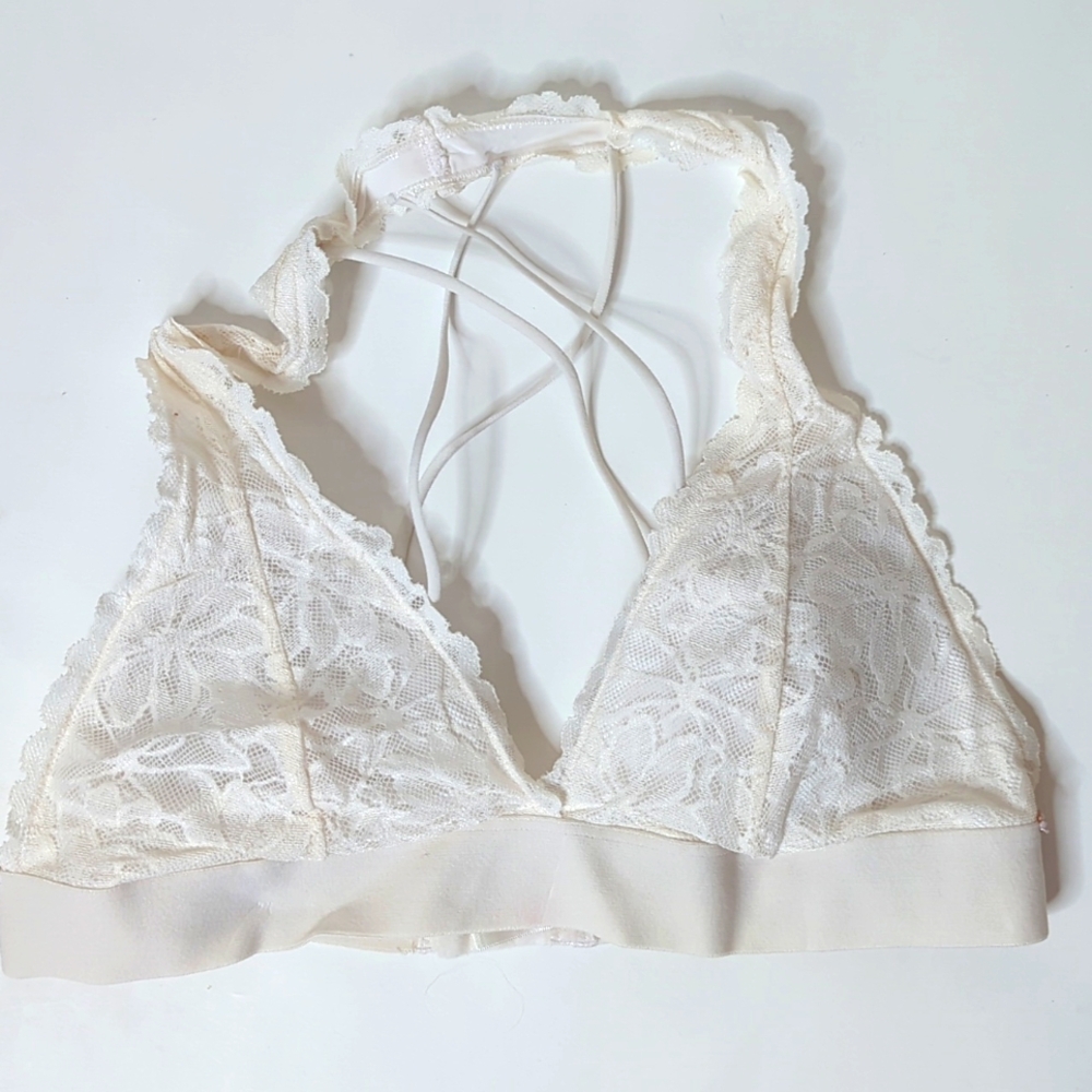 Victoria's Secret PINK Strappy Halter Bra in size M